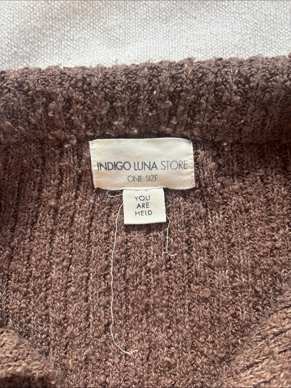 Indigo Luna Winterfall Jumper in Clove - Picture 3 of 4